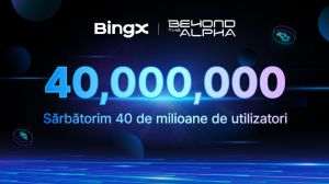 BingX marchează atingerea pragului de 40 de milioane de utilizatori în 2025 prin campania Beyond the Alpha